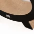 aksamitna tektura drapaka dla kota elipso w kolorze czarnym