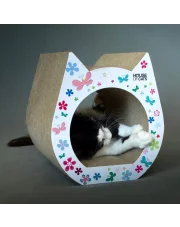 SMALL CAT - Drapak dla małych kotków z funkcją domku